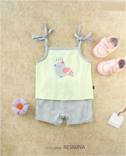 Picture of MDL02032 :: Size:9-12 Months :: Girls Top And Shorts Set