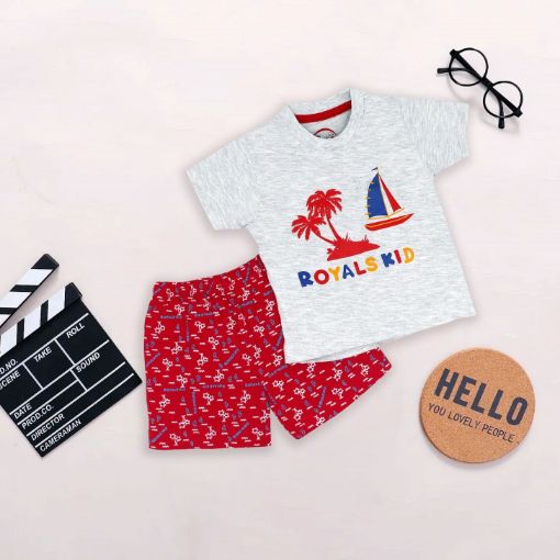 Picture of MDL02131 :: Size:9-12 Months :: Boys-Top & Bottom Set
