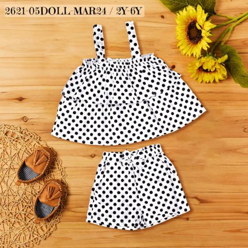 Picture of MDL02141 :: Size:3-4 Years :: Girls Top And Shorts Set