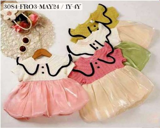 Picture of MDL02451 :: Size:3-4 Years :: Casual Frocks