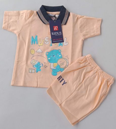 Picture of MDL02671 :: Size:0-3 Months :: Boys-Top & Bottom Set