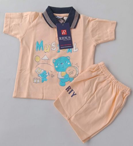 Picture of MDL02671 :: Size:0-3 Months :: Boys-Top & Bottom Set