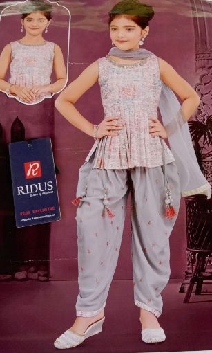 Picture of MDL02746 :: Size:8-9 Years :: Girls Top And Palazo Set