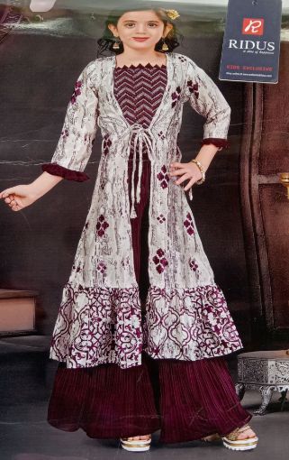 Picture of MDL02748 :: Size:2-3 Years :: Girls Top And Palazo Set