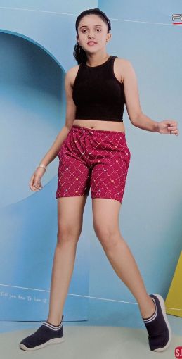 Picture of MDL03080 :: Size:4-5 Years :: Girls Casual Shorts and 3/4th