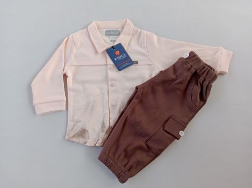 Picture of MDL03795 :: Size:18-24 Months :: Boys Full Sleave T Shirt and Pants Set