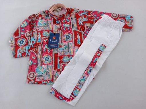 Picture of MDL03876 :: Size:6-9 Months :: Boys Party Wear-Sherwani and Dhoti Sets