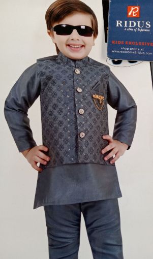 Picture of MDL03921 :: Size:18-24 Months :: Boys Party Wear-Sherwani and Dhoti Sets