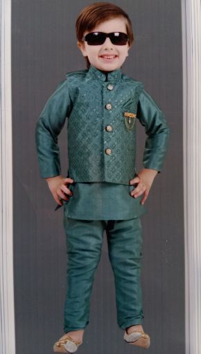Picture of MDL03921 :: Size:18-24 Months :: Boys Party Wear-Sherwani and Dhoti Sets