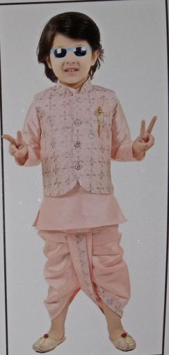 Picture of MDL03936 :: Size:2-3 Years :: Boys Party Wear-Sherwani and Dhoti Sets