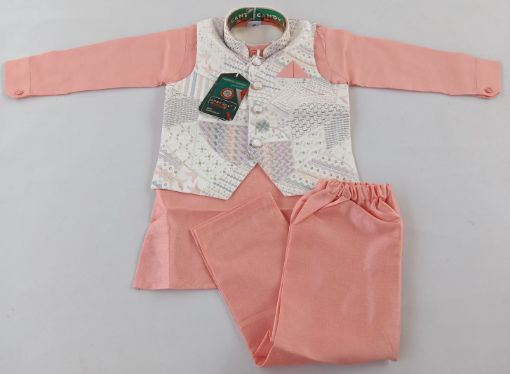 Picture of MDL03941 :: Size:18-24 Months :: Boys Party Wear-Sherwani and Dhoti Sets