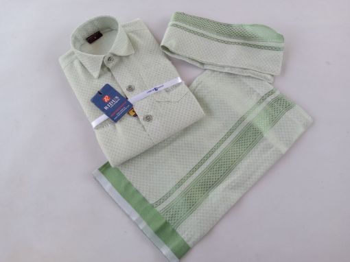 Picture of MDL03949 :: Size:9-12 Months :: Boys Party Wear-Sherwani and Dhoti Sets